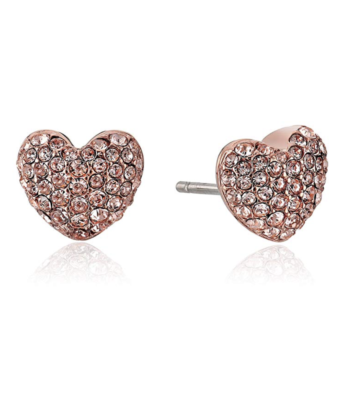 Michael Kors Brilliance Pave Hearts and Crystal Heart Stud Earrings