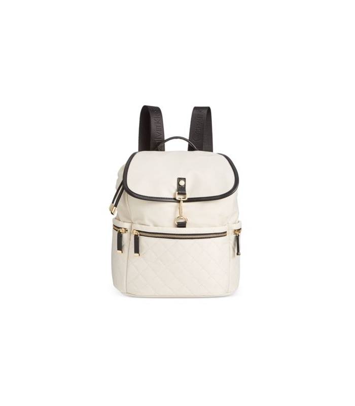 calvin klein silver backpack